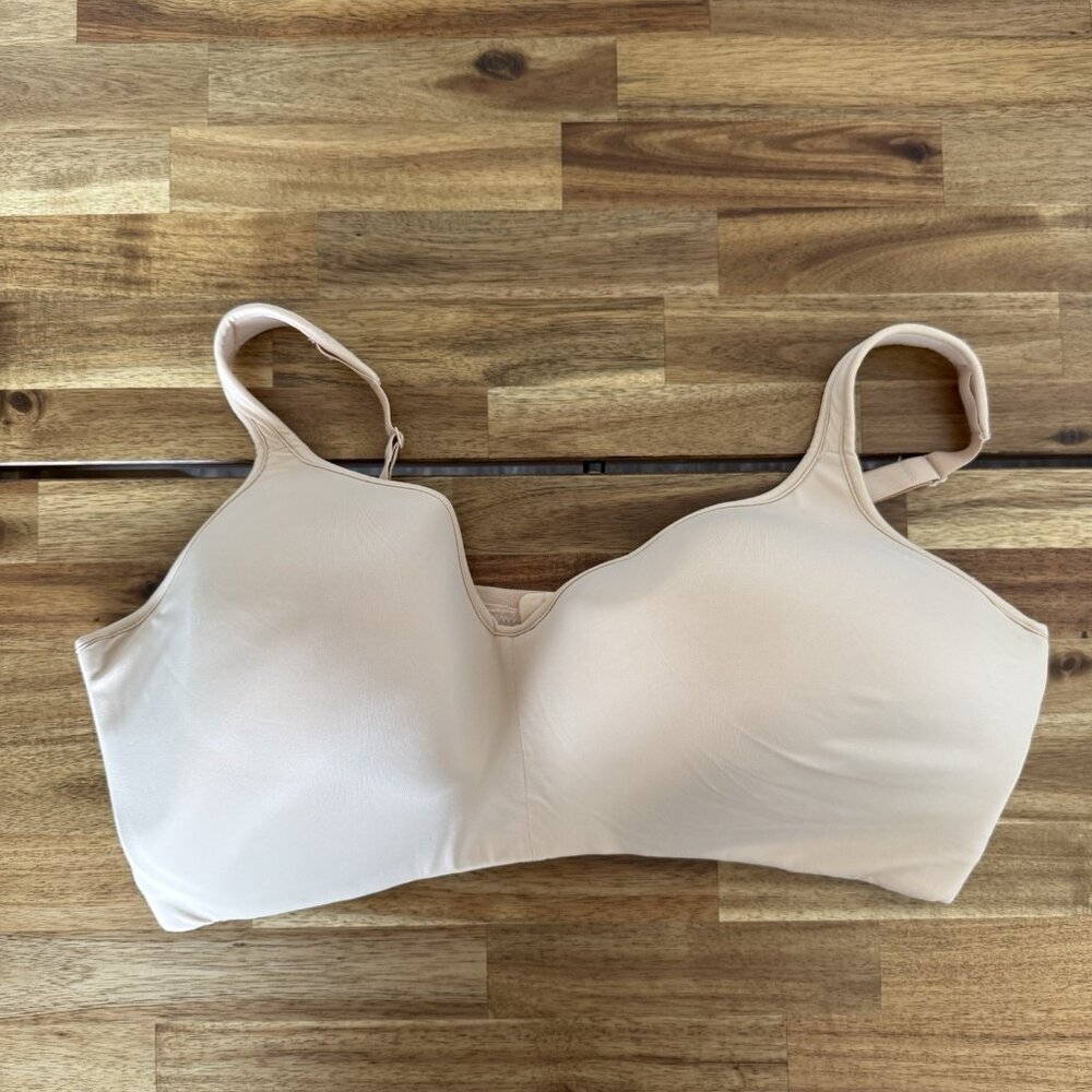 Serenada Plus Size 46DDD Bra Full Coverage Lined Wired Beige 1070330 RN99249